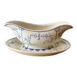 Old Boch La Louvière sauce boat - Copenhagen series