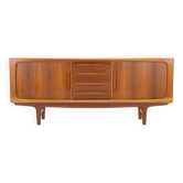 Tambour door sideboard by Johannes Andersen for C.F.C. Silkeborg, Denmark 1960s