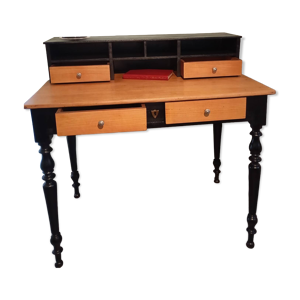 bureau ancien restauré - noir