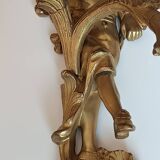 Pair of Regency style gilt bronze wall lights