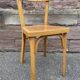4 chaises bistrot viennoises Baumann en bois courbé