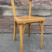 4 Viennese Baumann chairs Curved wood Restaurant Paris bistro