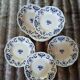 11 assiettes creuses "Rouennais " de Longchamp 