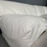 Leather 5-seater sofa "Fiandra" by Vico Magistretti for Cassina, 1970, Italy