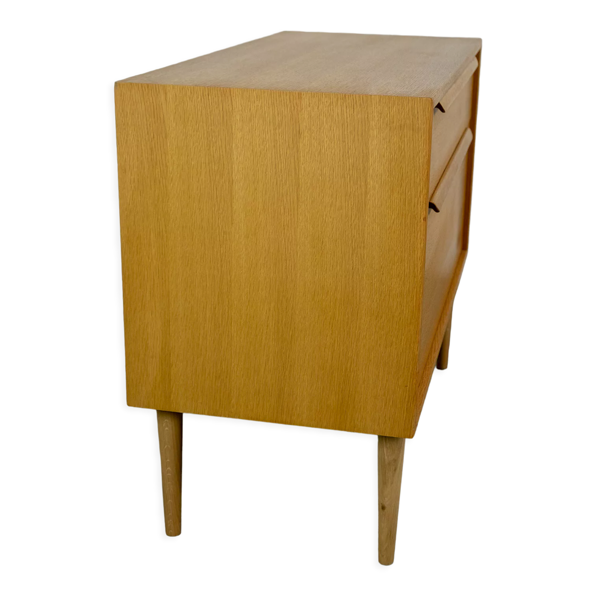 Chest of drawers in light oak by WK Möbel, 1970s