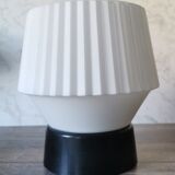 Philips vintage ceiling lamp pleated glass