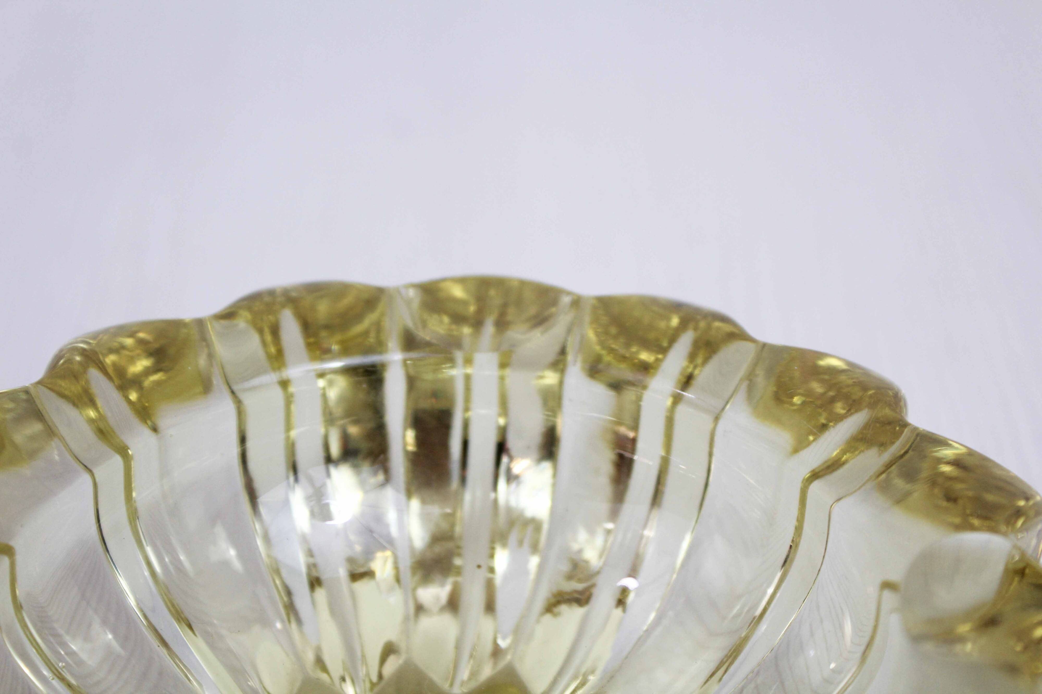 P.D'Avesn Art Deco Crystal Ashtray