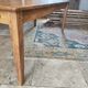 Table de ferme en chêne massif 200x100 avec sa rallonge de 60x100