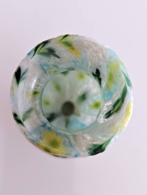 Small Murano glass vase – millefiori murrine – mid-20th century