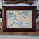 Numbered Lithograph by Reinhoud D'Haese 50/200/ Brussels/ Iconic