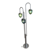 Lampadaire  cascade « Grappes de raisins » en verre multicolore