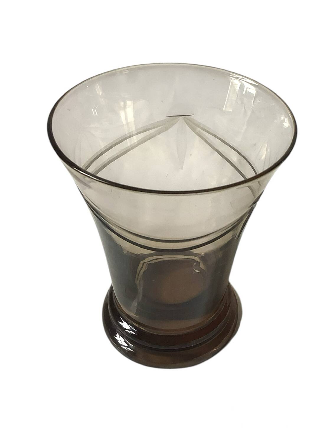 8 smoked glass glasses