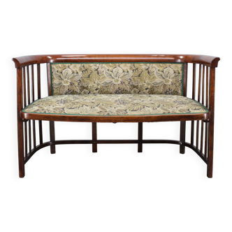 Josef Hoffmann Variation du canapé Art Nouveau "Fledermaus"