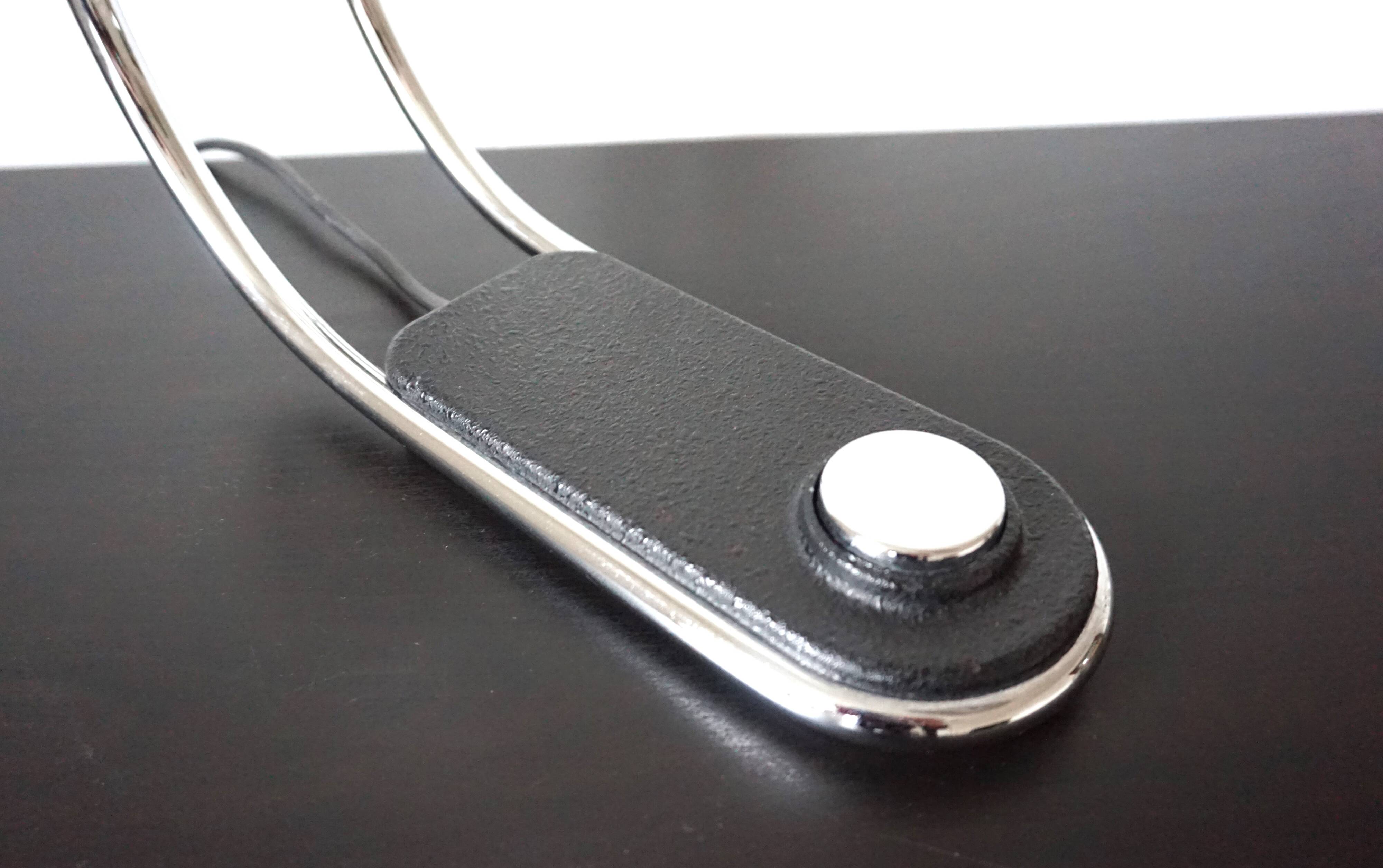 Hillebrand chrome table lamp by Egon Hillebrand