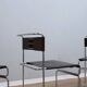 Ensemble de 4 chaises Giovanni Carini "Libellula" pour Planula, Italie, années 1970.