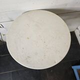 Table de jardin en fer et pied en fonte