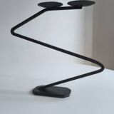 Brutalist wrought iron candle holder 1950