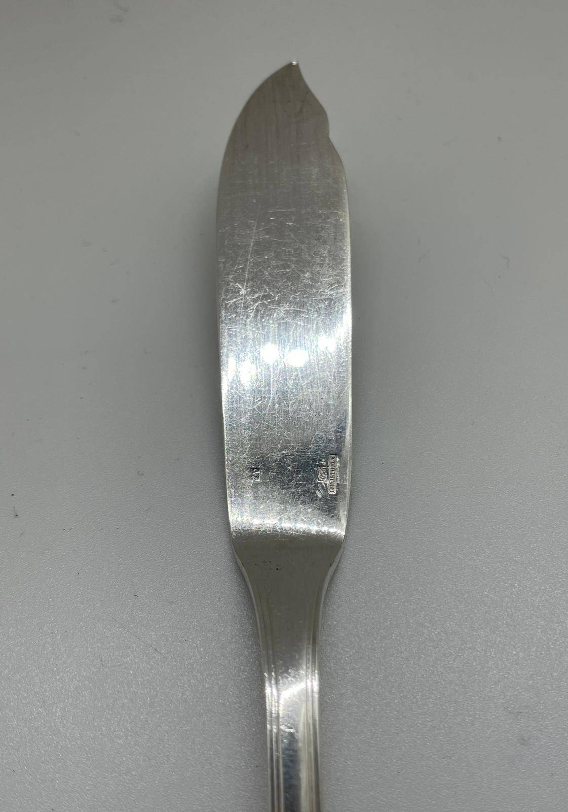 Christofle "America" fish cutlery set (x6)