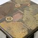 Pair of vintage Kneipp side tables with sculptural tops in mixed materials, 1970s