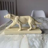 Ceramic of a walking dog brand Odyv