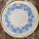 Coffee and tea set, vintage, stylized bird decor, retro, design, blue