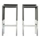 Minimalist Bar Stools by Ruud Jan Kokke, 1980s. Set of 2