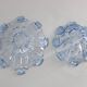 1970s pair of Glass Bowls , Czechoslovakia
