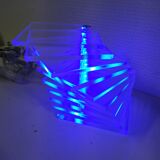 Rare vintage retro ikea plexiglas table lamp tybble table decoration
