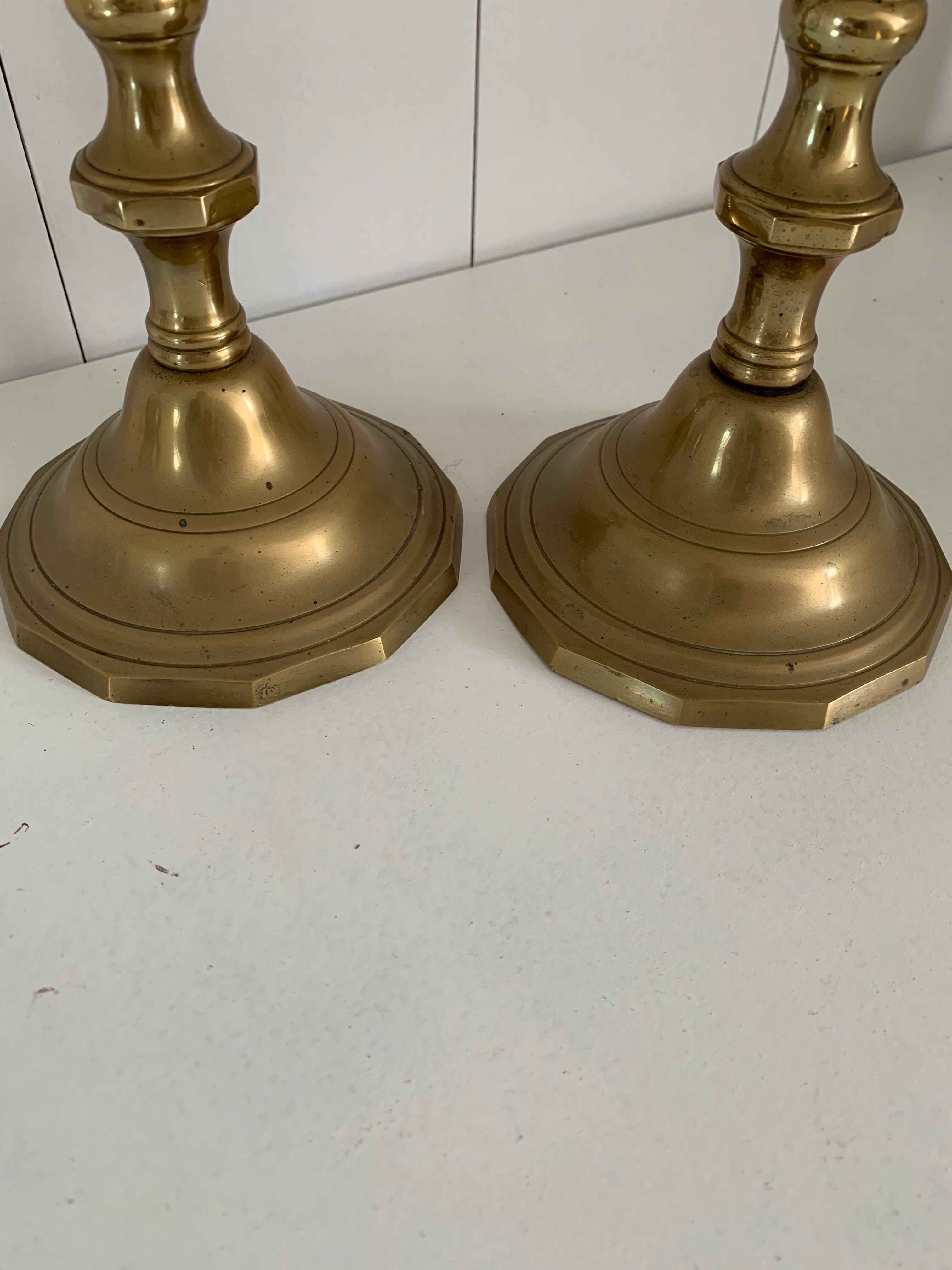 Candlesticks brass 1960