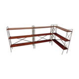 3 vintage Scandinavian standing shelves