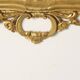 Antique baroque-style wooden mirror, Italy, 20th century