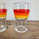 6 vintage glasses "Vabé"