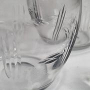 Pair of carafes in cut crystal XIX th, 31 cm