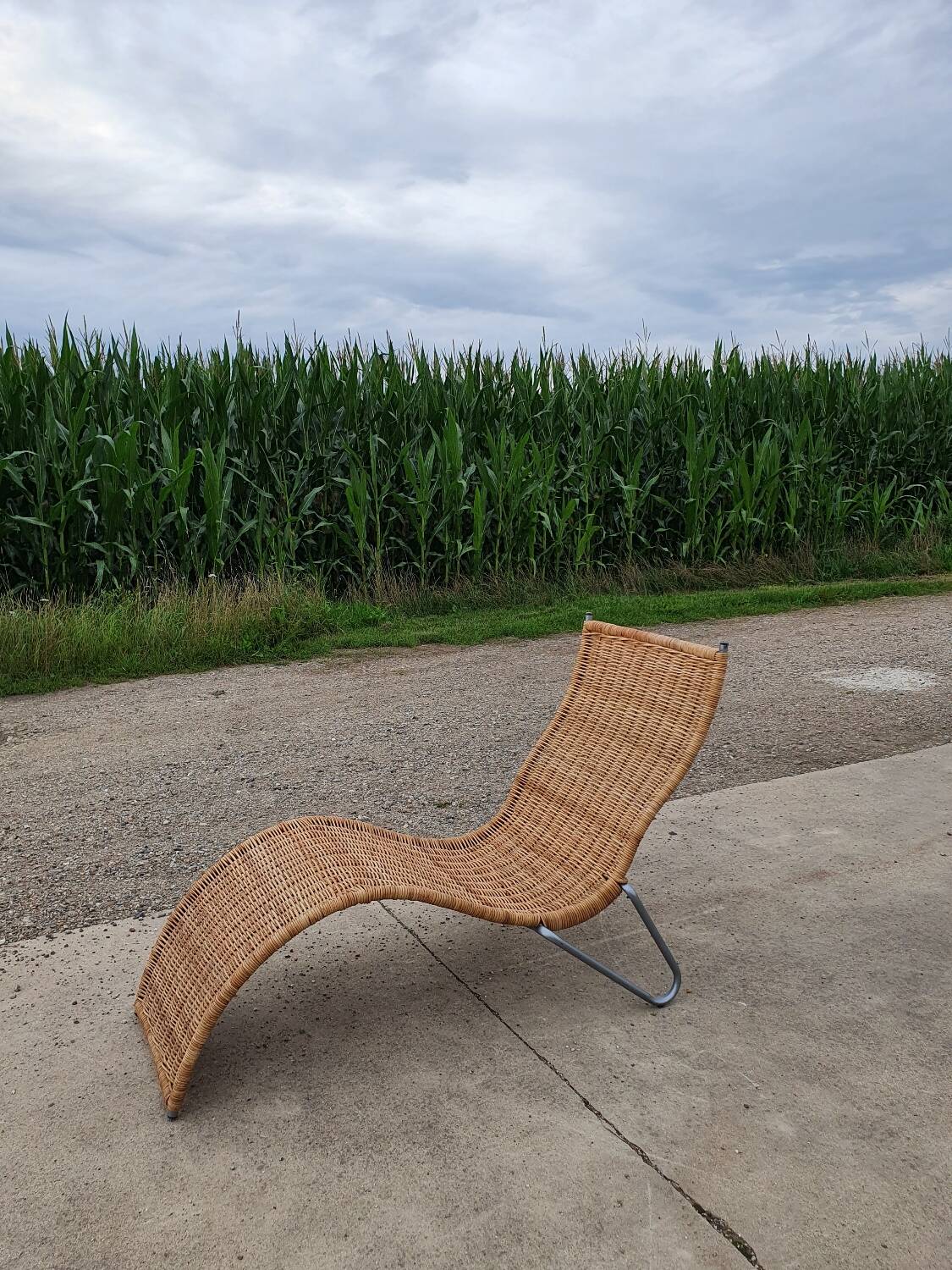Rattan Lounger Karlslund by Karl Malmvall Ikea, 2005