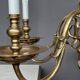 Chandelier from an old castle in solid bronze.