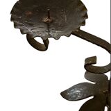 Cast iron candle holder