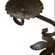 Cast iron candle holder