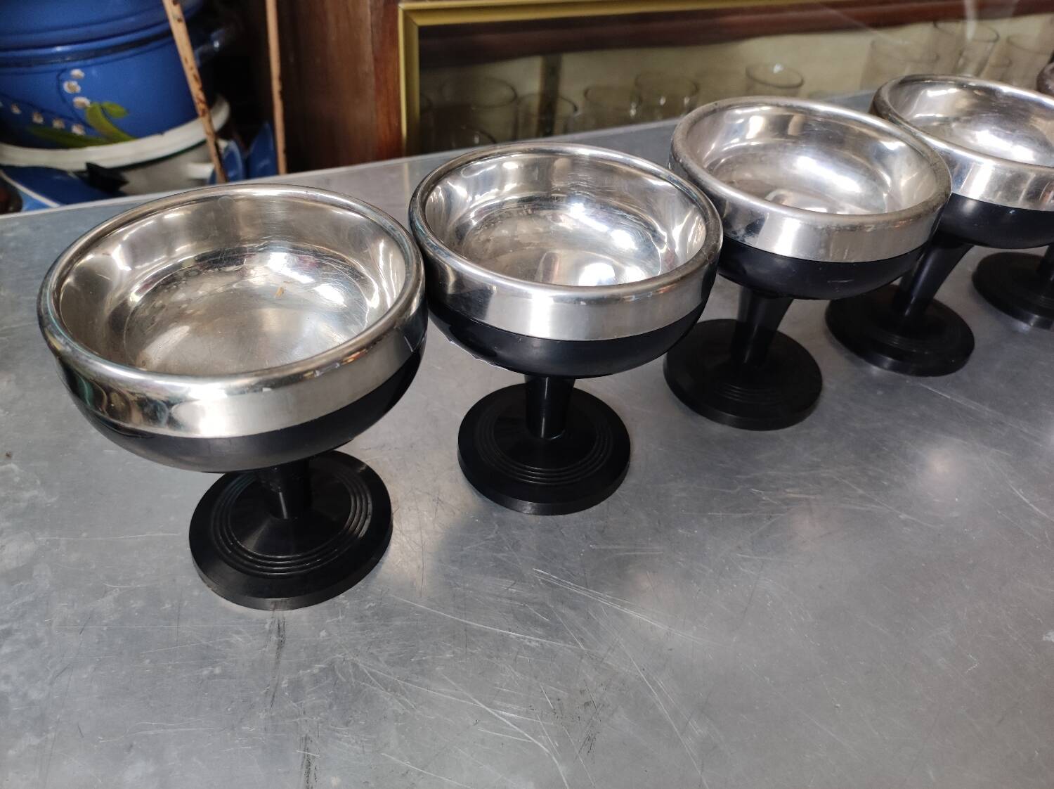 Vintage coupes à glace Morinox, 1970