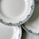 Set of 5 Saint Amand iron earth plates.