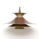 Radius pendant lamp, E. Balslev for Fog Morup, Denmark 70's