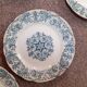 Lot de 6 assiettes Longchamp terre de fer