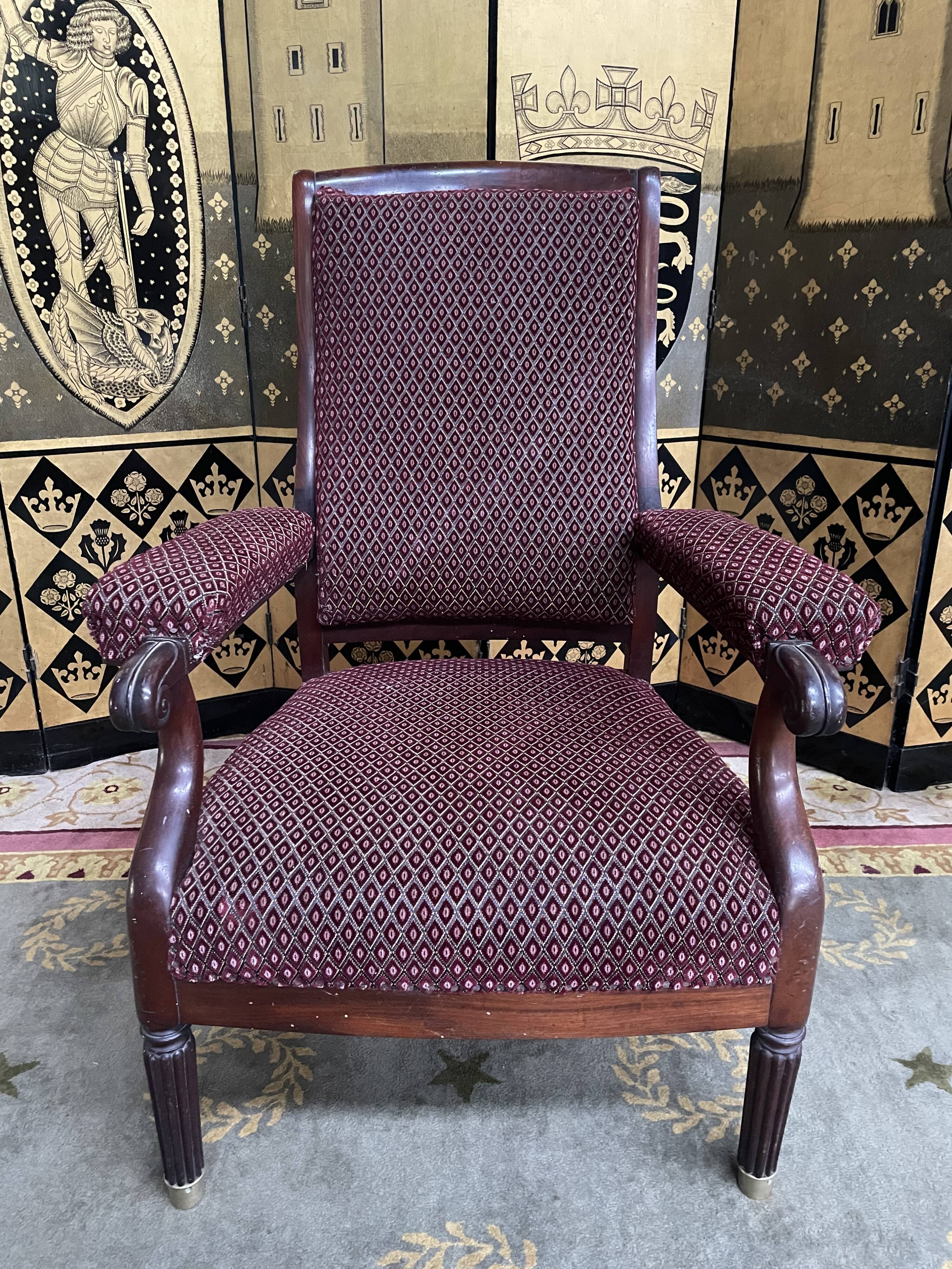 Fauteuil voltaire estampillé J. Ranselme