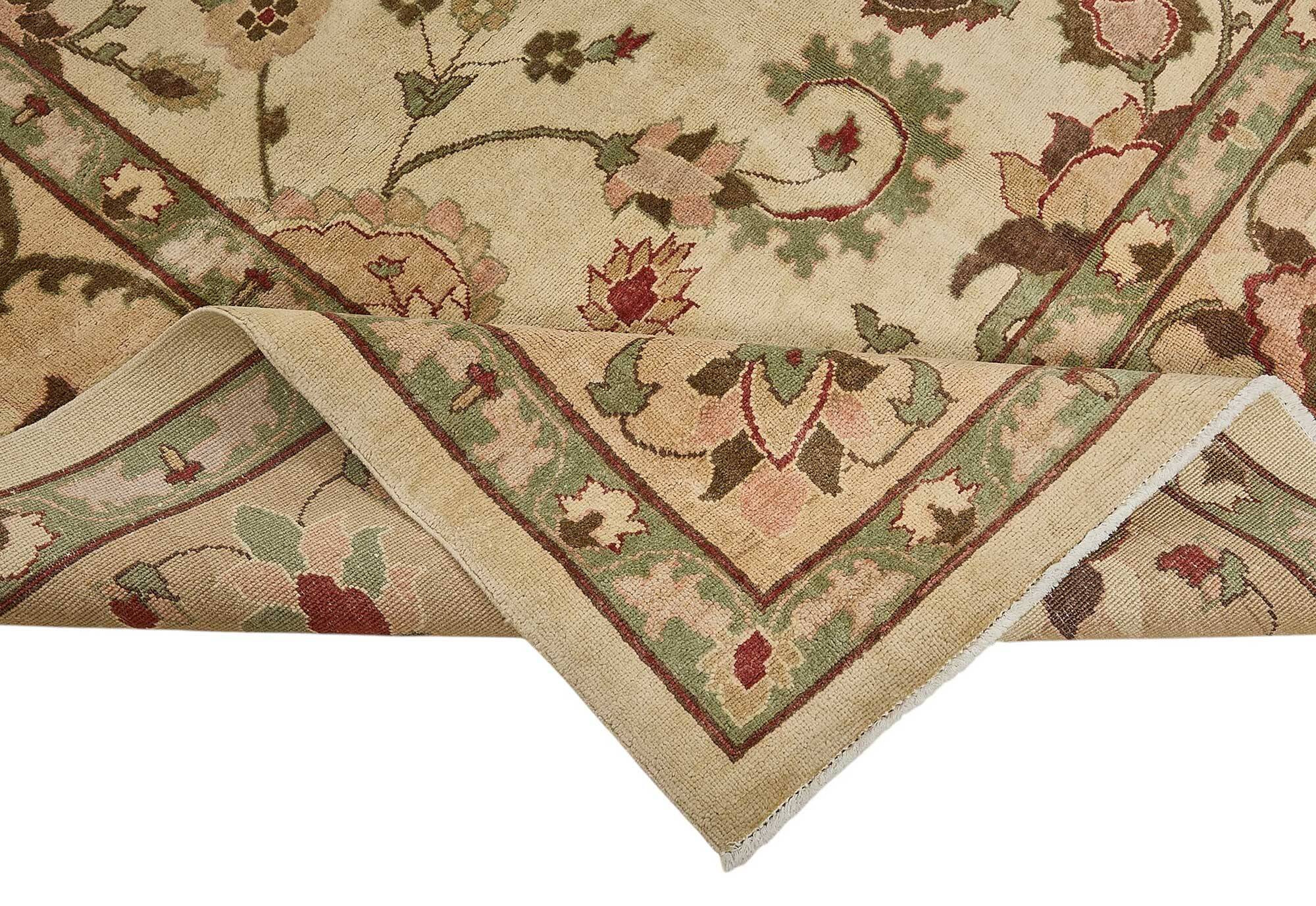 Turkish Handknotted Wool Oushak Rug 282 cm x 352 cm
