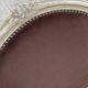 Fauteuil cabriolet Louis XV en bois massif beige et tissu velours