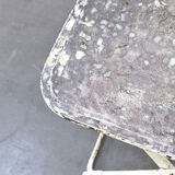 Folding metal table