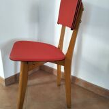 Red chair from the 1950s