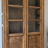 Parisian Art Deco glass cabinet