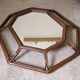 Vintage Italian mirror bamboo and rattan Riviera bohemian chic 1970s