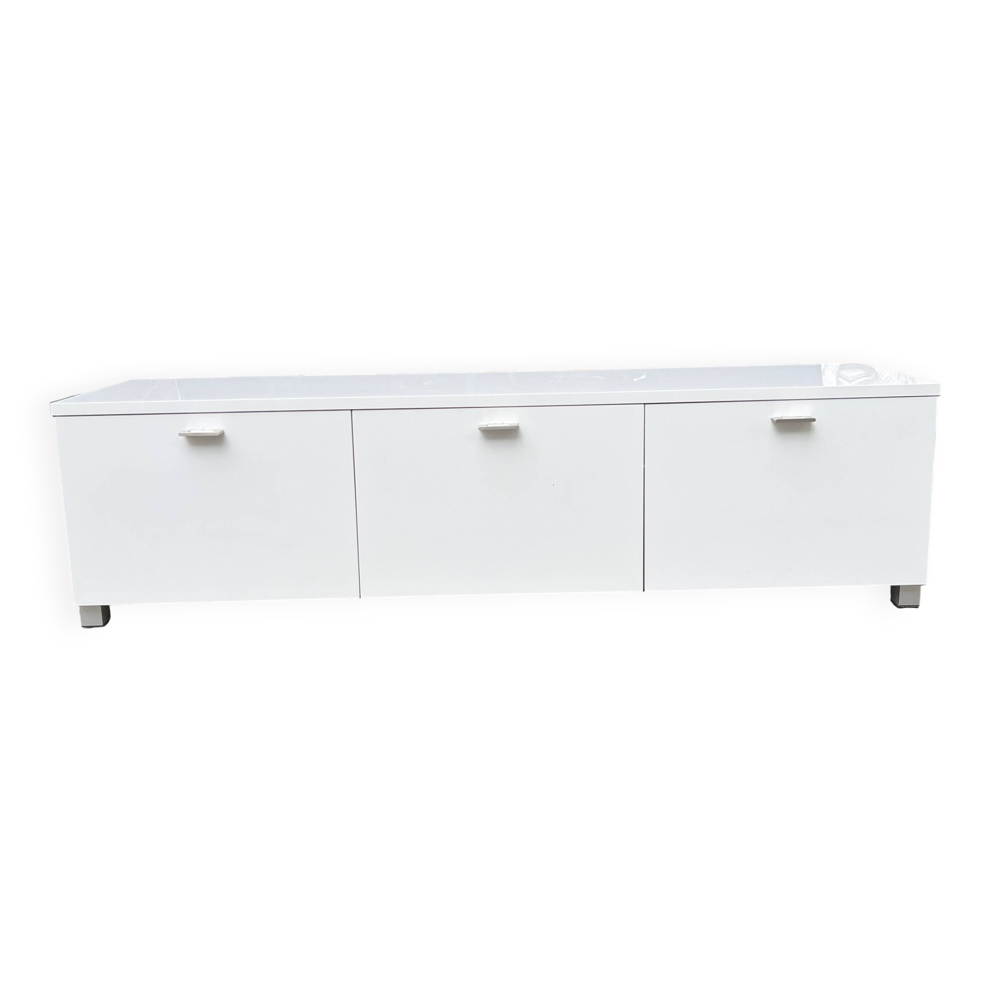 Meuble TV Seattle d'Habitat blanc 03 rangements