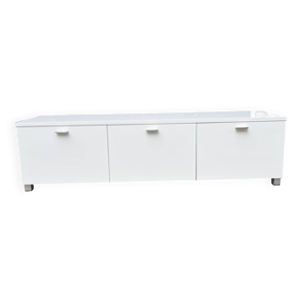 Seattle TV cabinet from Habitat white 03 storage spaces